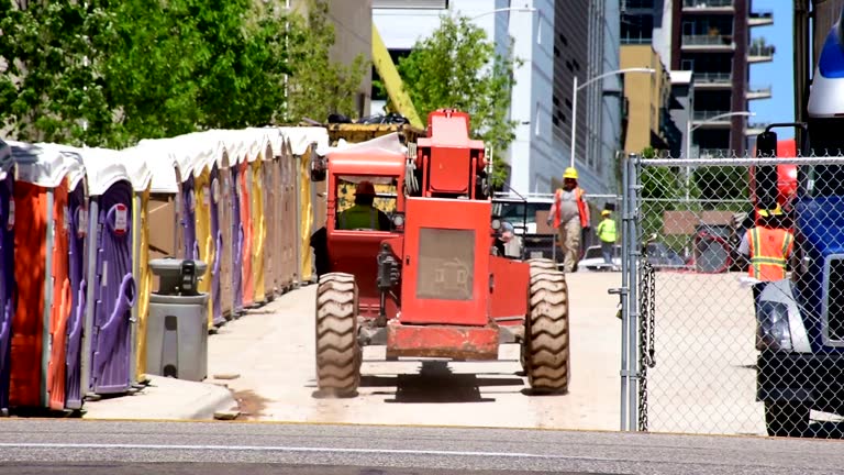Portable Restroom Setup and Delivery in Home Garden, CA